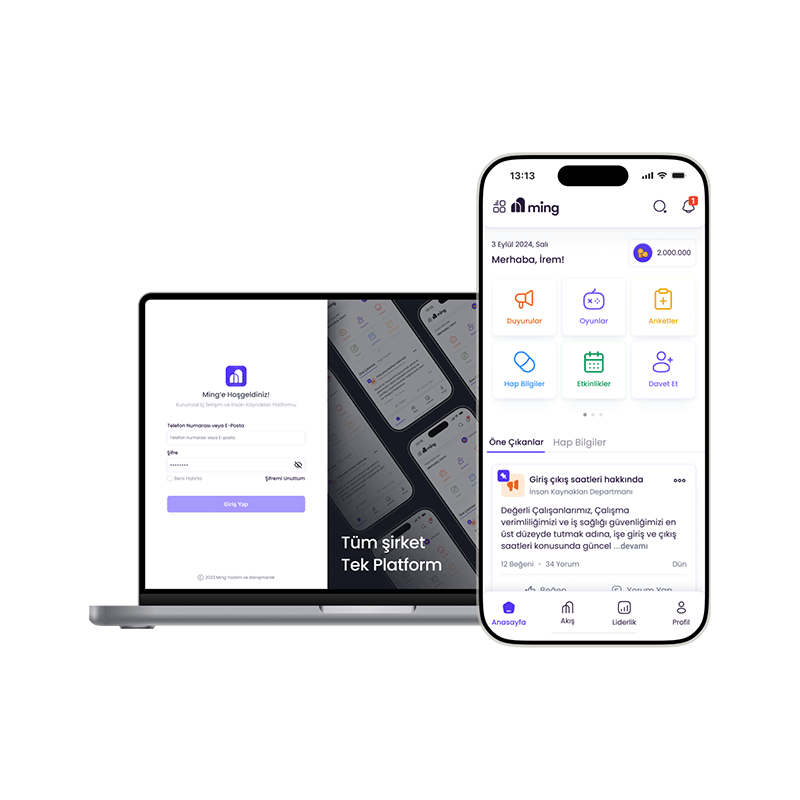 #Tüm Çalışanları Dijitalleştiren, Sistem Verimliliğini Artıran Yeni Nesil Platform